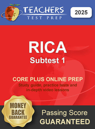 RICA Subtest 1 Study Guide