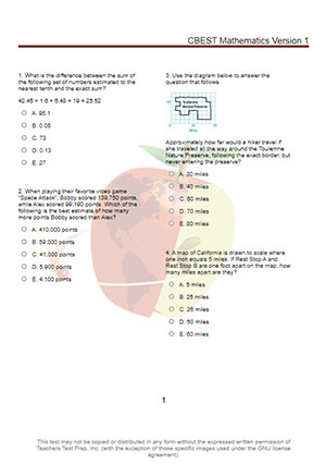 CBEST Practice Test